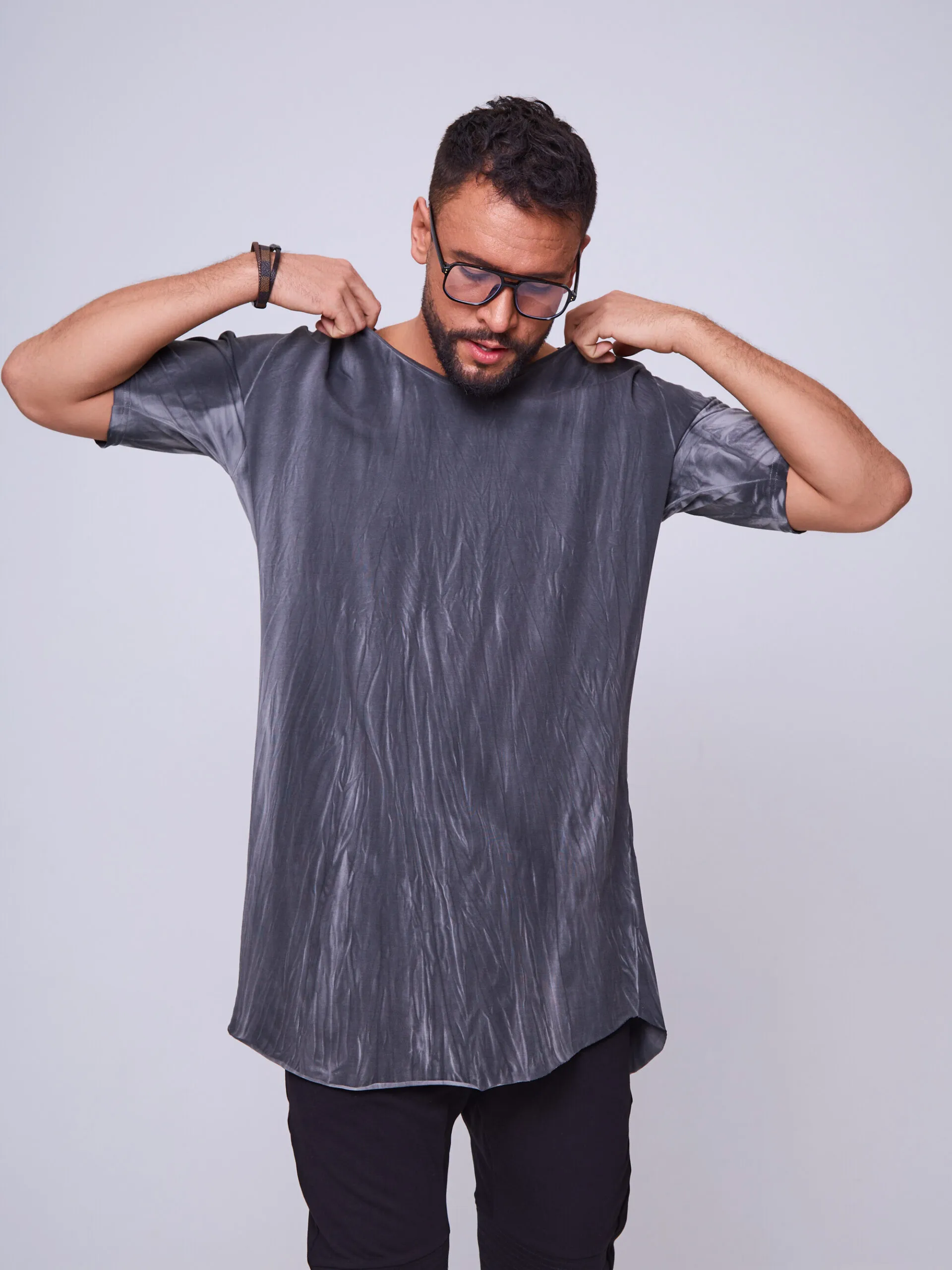 Мужская футболка оверсайз stone wash — изображение 3