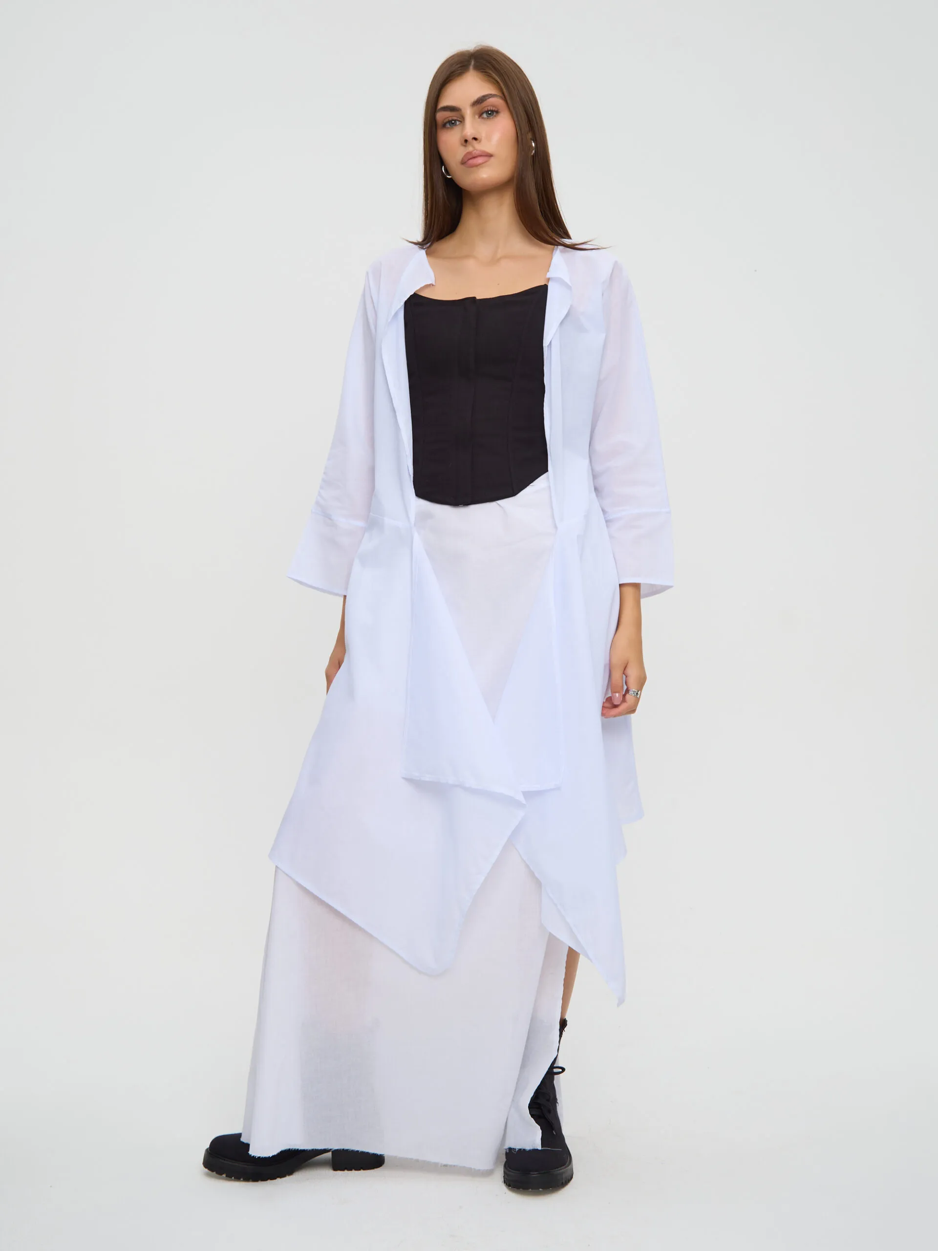 Кимоно с принтом и поясом-сумкой — изображение 8